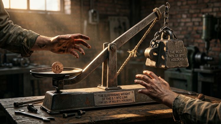 ビットコインホルダー数　割合