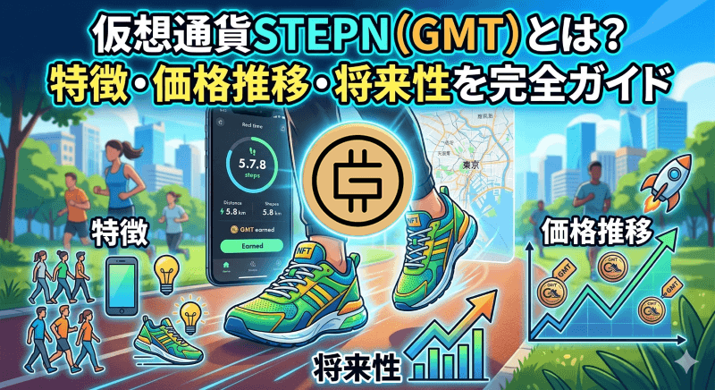 仮想通貨STEPN（GMT）とは？特徴・価格推移・将来性を完全ガイド