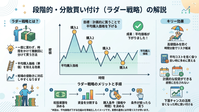 ラダー型の分割買い