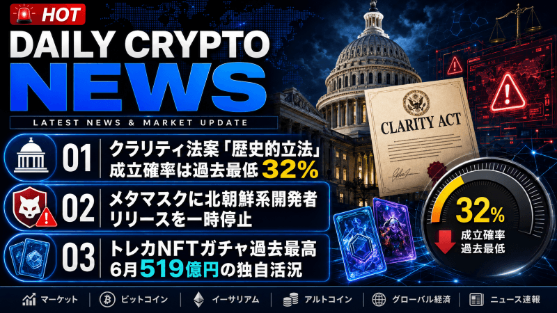 仮想通貨ニュース2026年7月18日