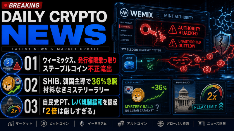 仮想通貨ニュース2026年7月27日