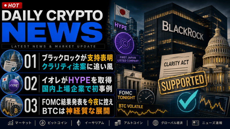 仮想通貨ニュース2026年7月29日