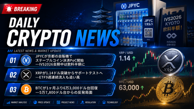 仮想通貨ニュース2026年7月6日