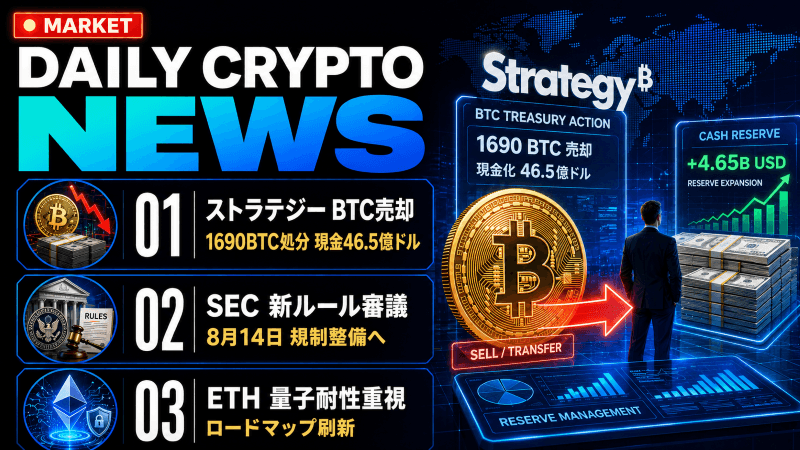 仮想通貨ニュース2026年8月11日