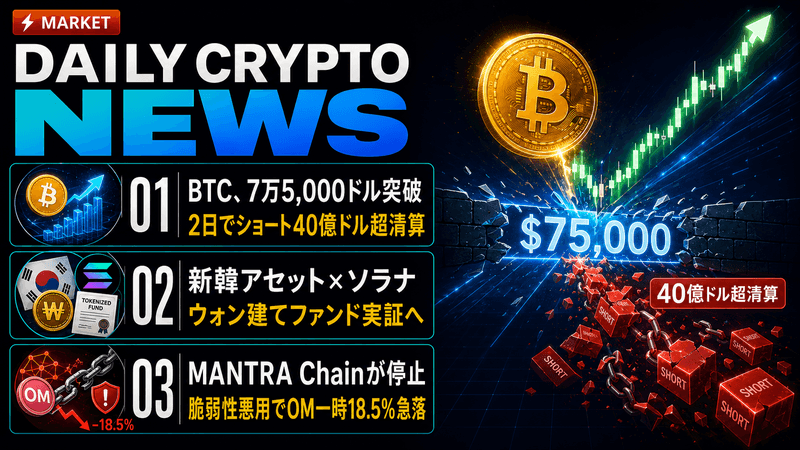 仮想通貨ニュース2026年8月21日